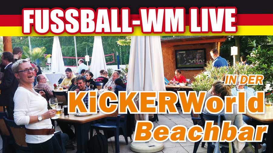 WARSTEINER Indoor Soccer Cup wm 2018 beachbar